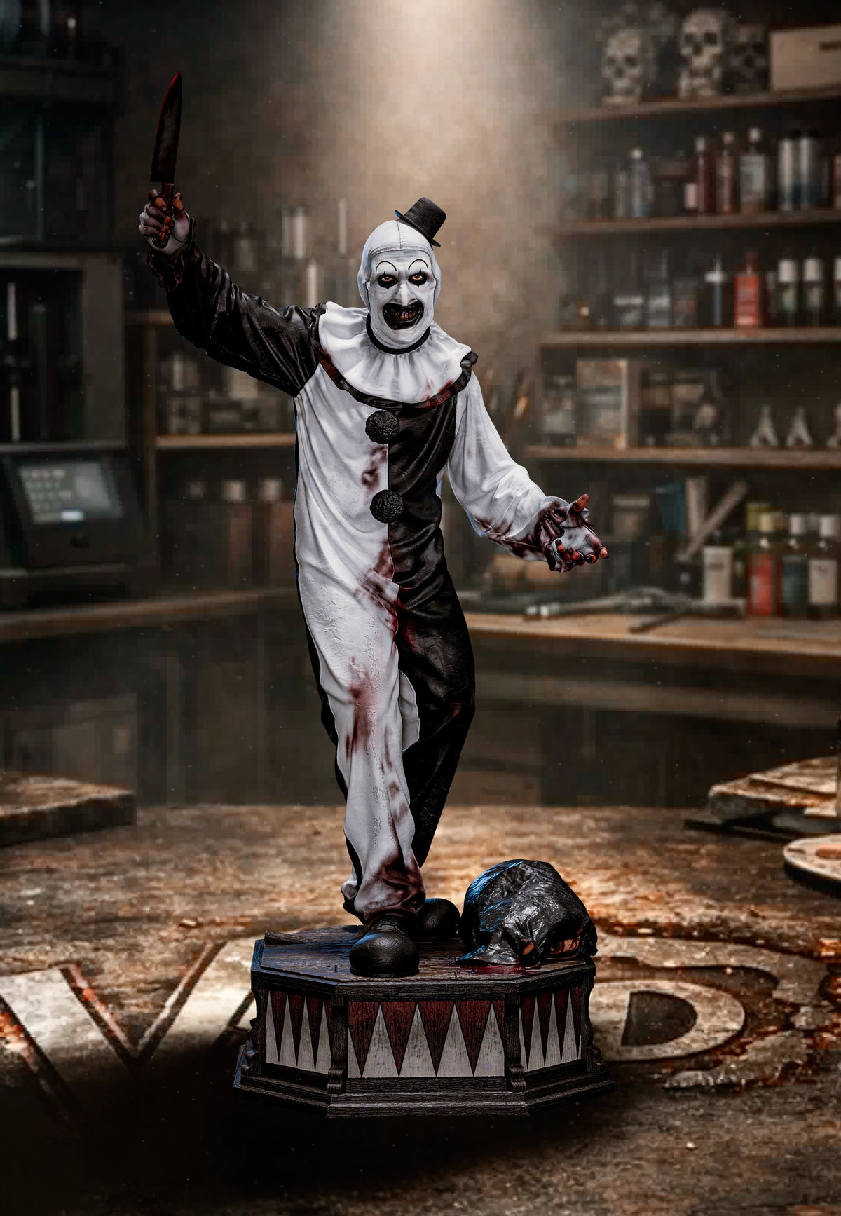 "The Terrifier" Art The Clown Sculpture (75mm to 500mm) - Unassembled/Unpainted/3D Print