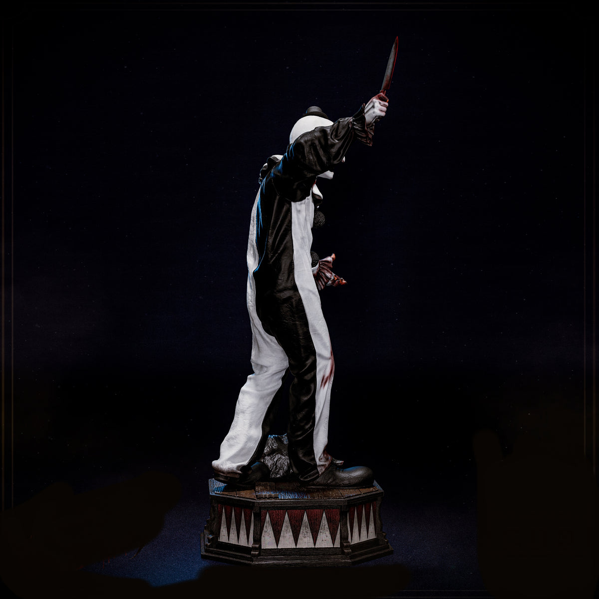 "The Terrifier" Art The Clown Sculpture (75mm to 500mm) - Unassembled/Unpainted/3D Print