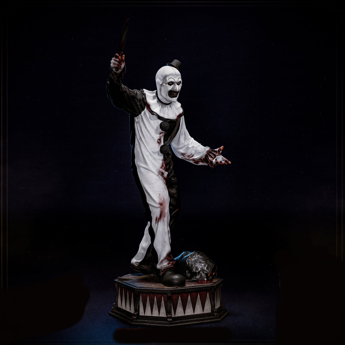 "The Terrifier" Art The Clown Sculpture (75mm to 500mm) - Unassembled/Unpainted/3D Print