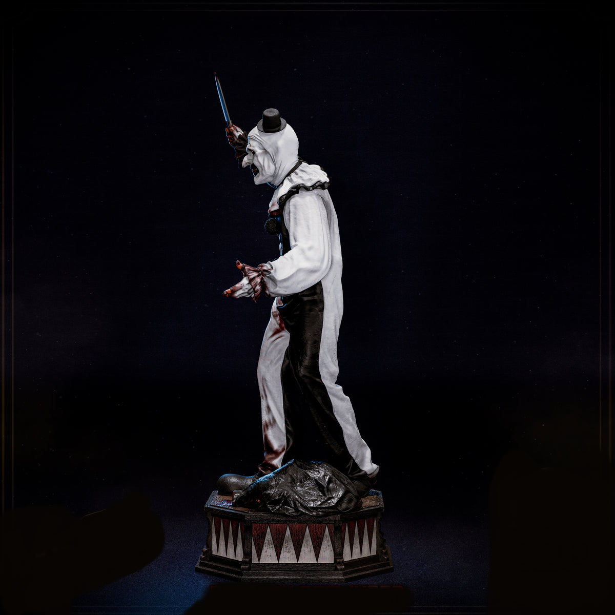 "The Terrifier" Art The Clown Sculpture (75mm to 500mm) - Unassembled/Unpainted/3D Print