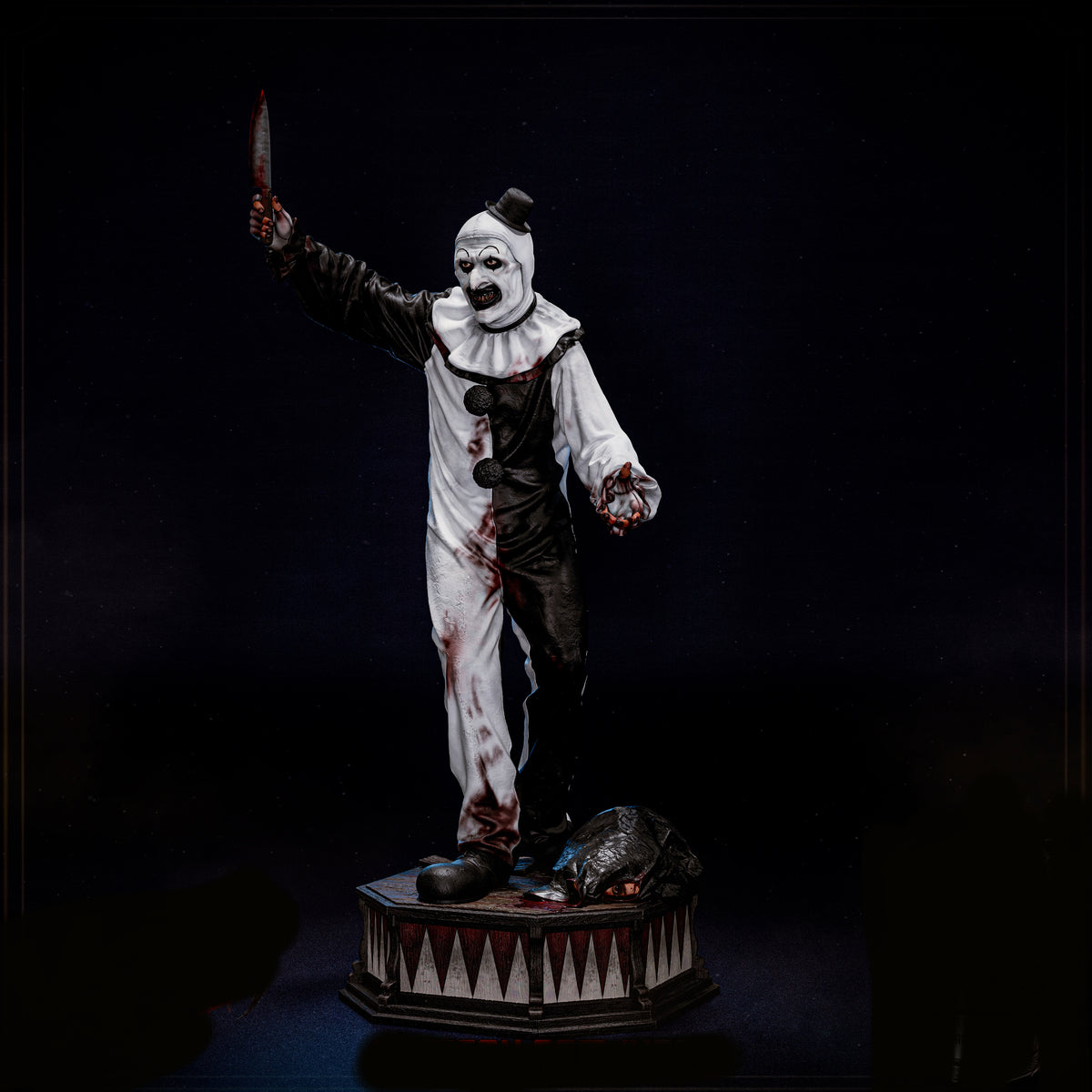 "The Terrifier" Art The Clown Sculpture (75mm to 500mm) - Unassembled/Unpainted/3D Print