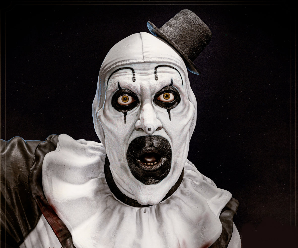 "The Terrifier" Art The Clown Sculpture (75mm to 500mm) - Unassembled/Unpainted/3D Print