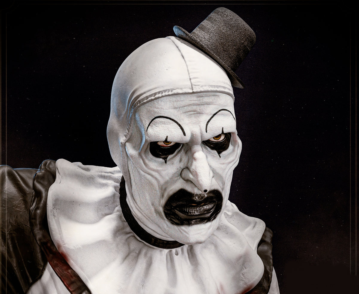 "The Terrifier" Art The Clown Sculpture (75mm to 500mm) - Unassembled/Unpainted/3D Print