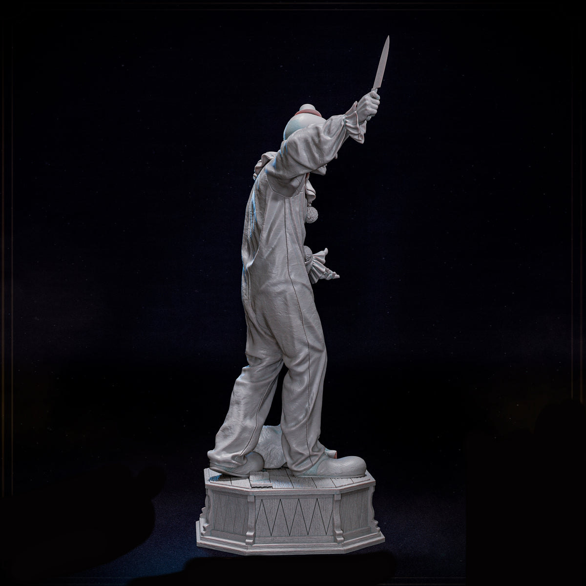 "The Terrifier" Art The Clown Sculpture (75mm to 500mm) - Unassembled/Unpainted/3D Print