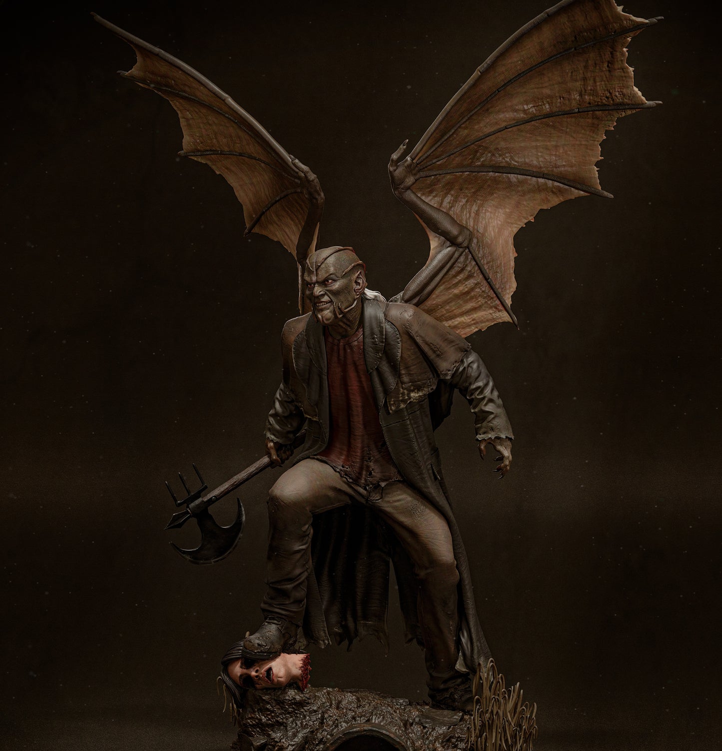 The Creeper from Jeepers Creepers Sculpture (75mm to 500mm) - Unassembled/Unpainted/3D Print