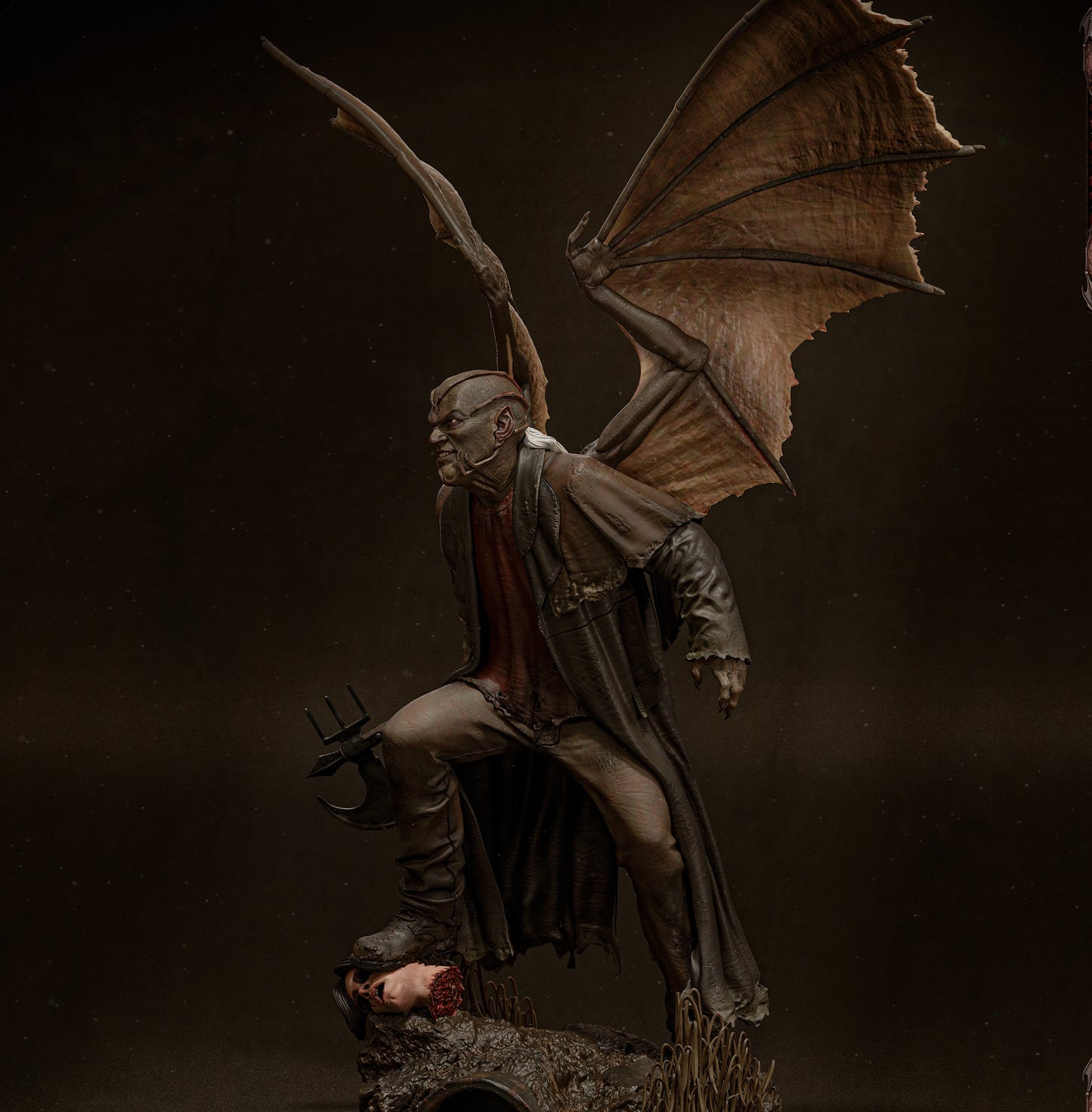 The Creeper from Jeepers Creepers Sculpture (75mm to 500mm) - Unassembled/Unpainted/3D Print