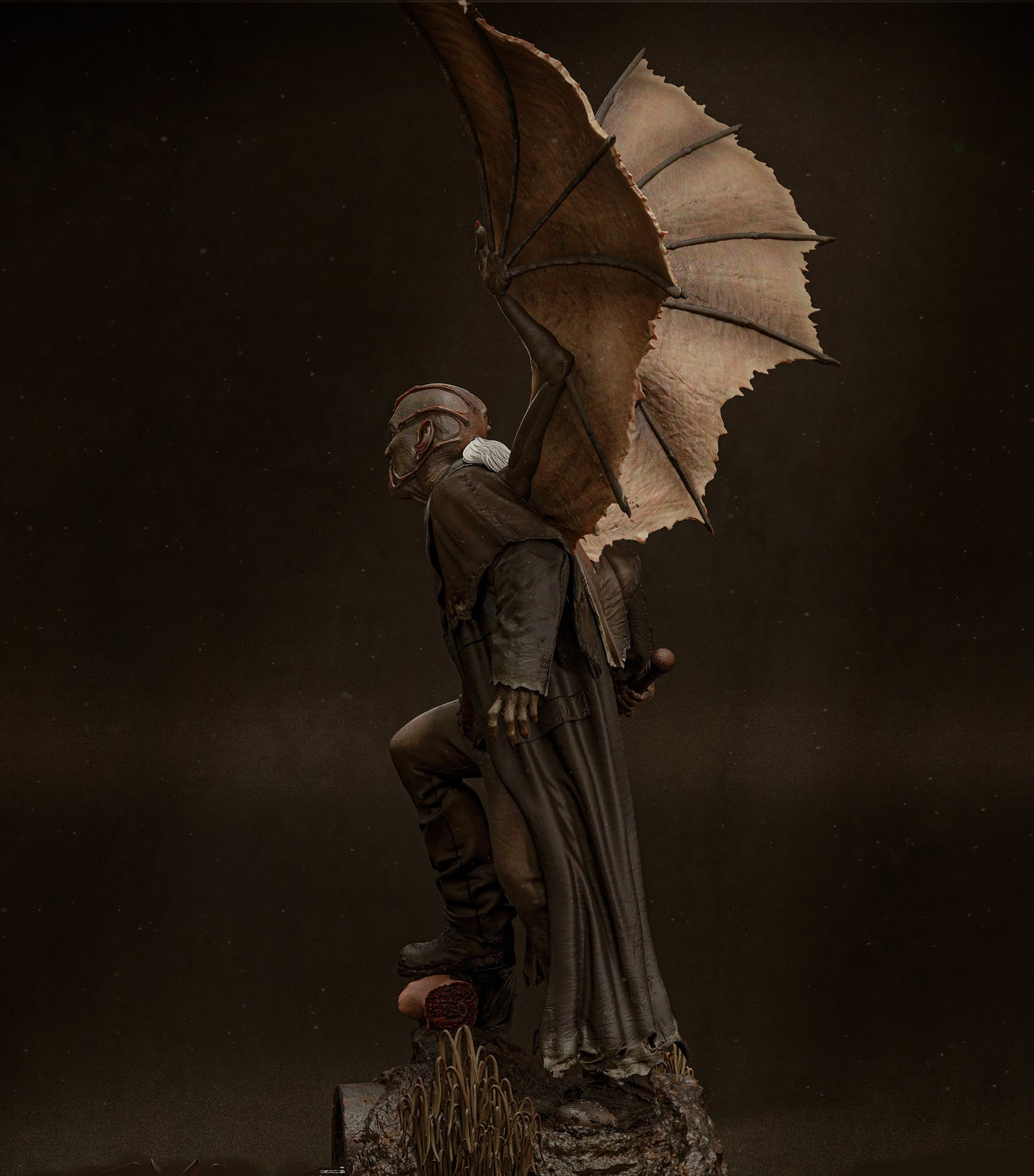 The Creeper from Jeepers Creepers Sculpture (75mm to 500mm) - Unassembled/Unpainted/3D Print