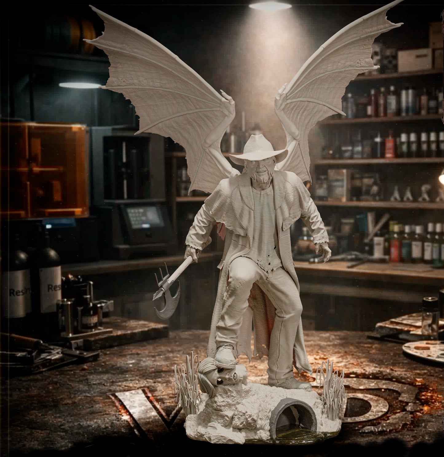 The Creeper from Jeepers Creepers Sculpture (75mm to 500mm) - Unassembled/Unpainted/3D Print