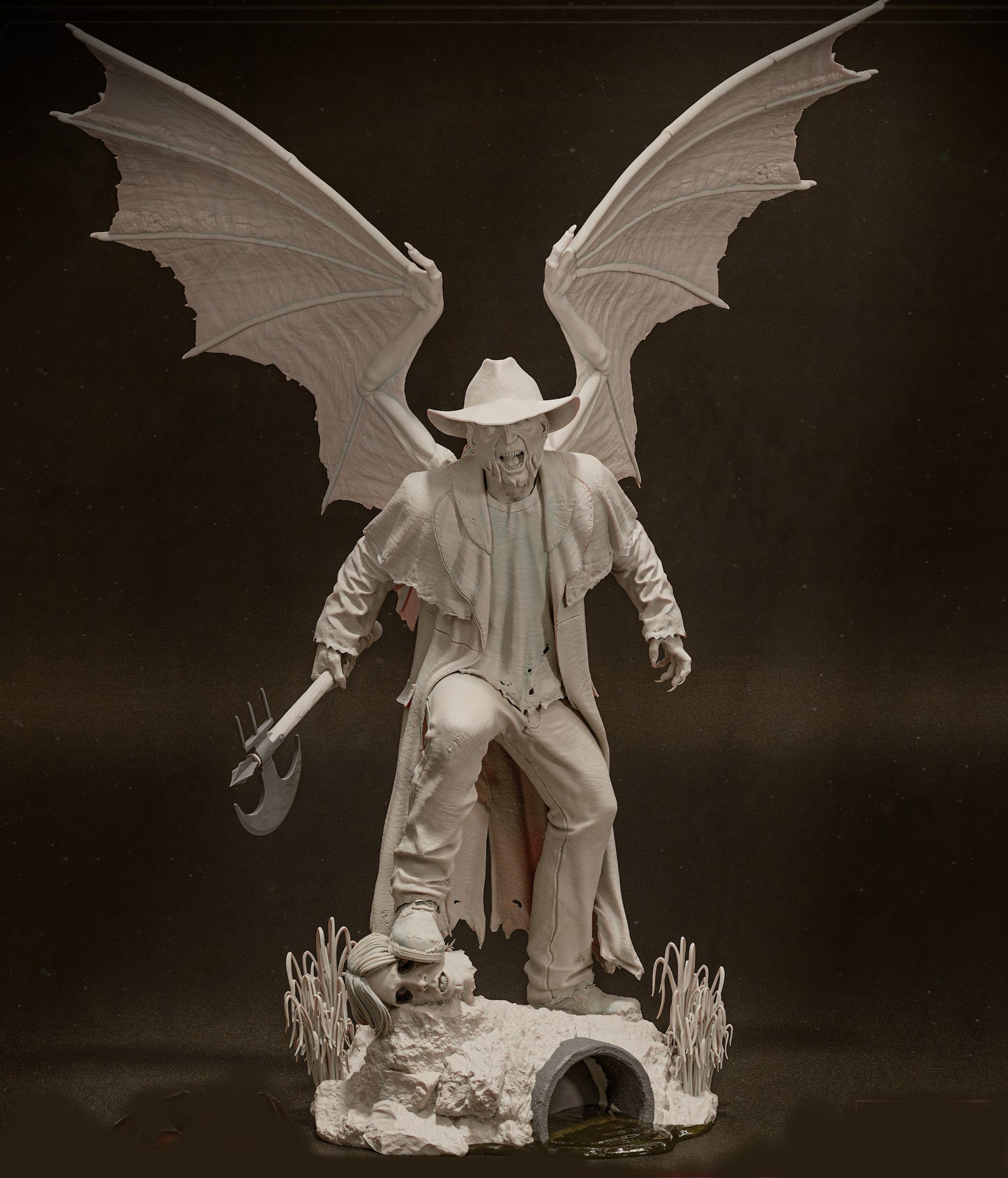The Creeper from Jeepers Creepers Sculpture (75mm to 500mm) - Unassembled/Unpainted/3D Print