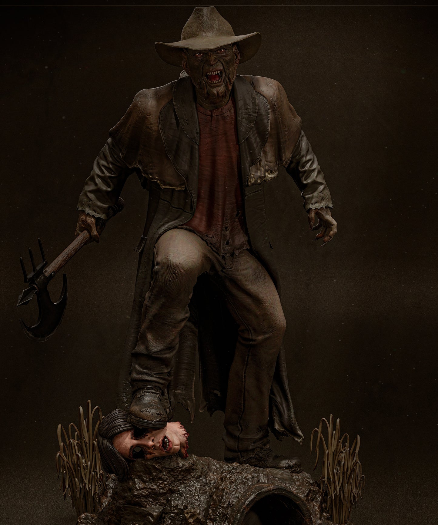 The Creeper from Jeepers Creepers Sculpture (75mm to 500mm) - Unassembled/Unpainted/3D Print