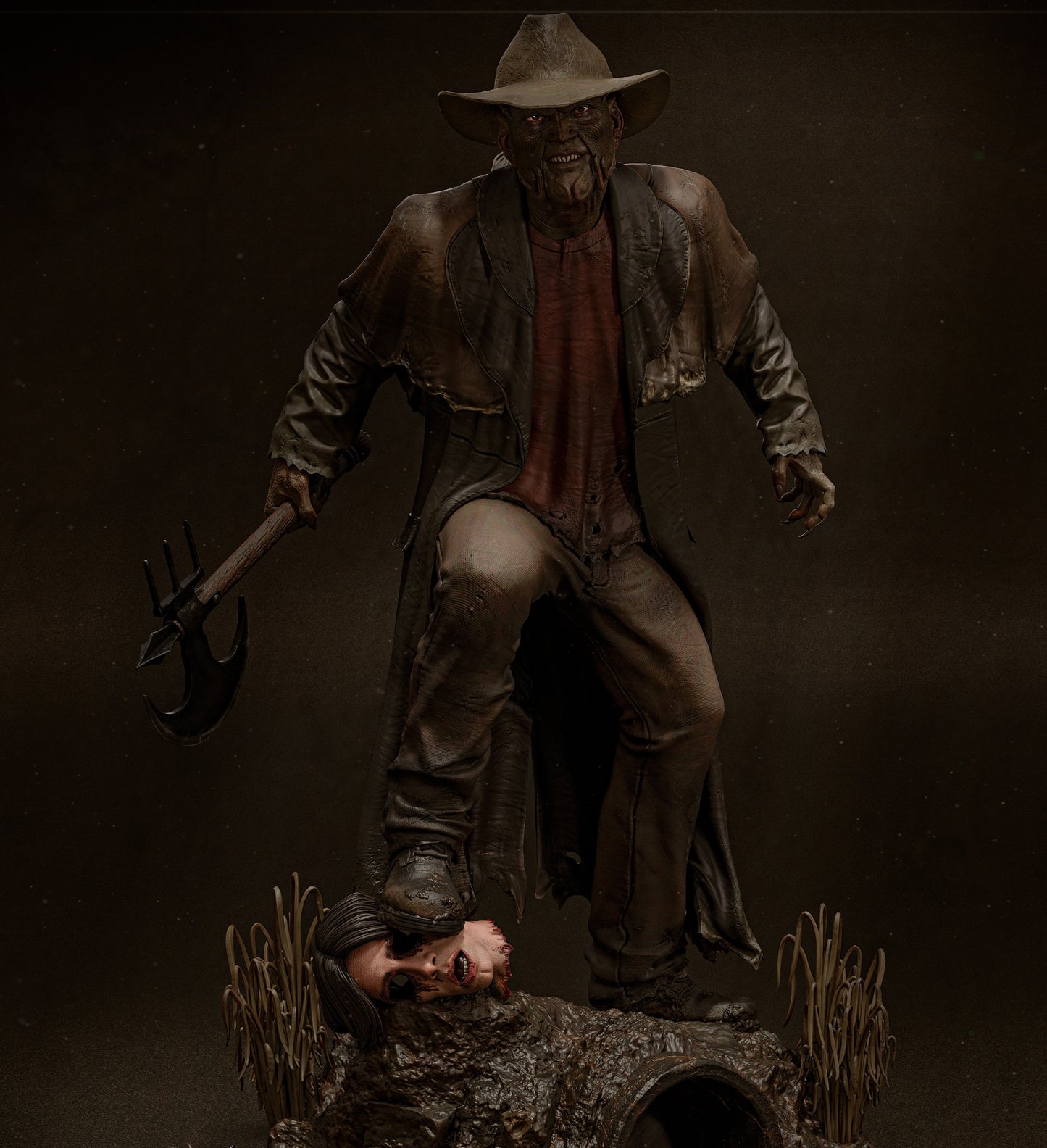 The Creeper from Jeepers Creepers Sculpture (75mm to 500mm) - Unassembled/Unpainted/3D Print