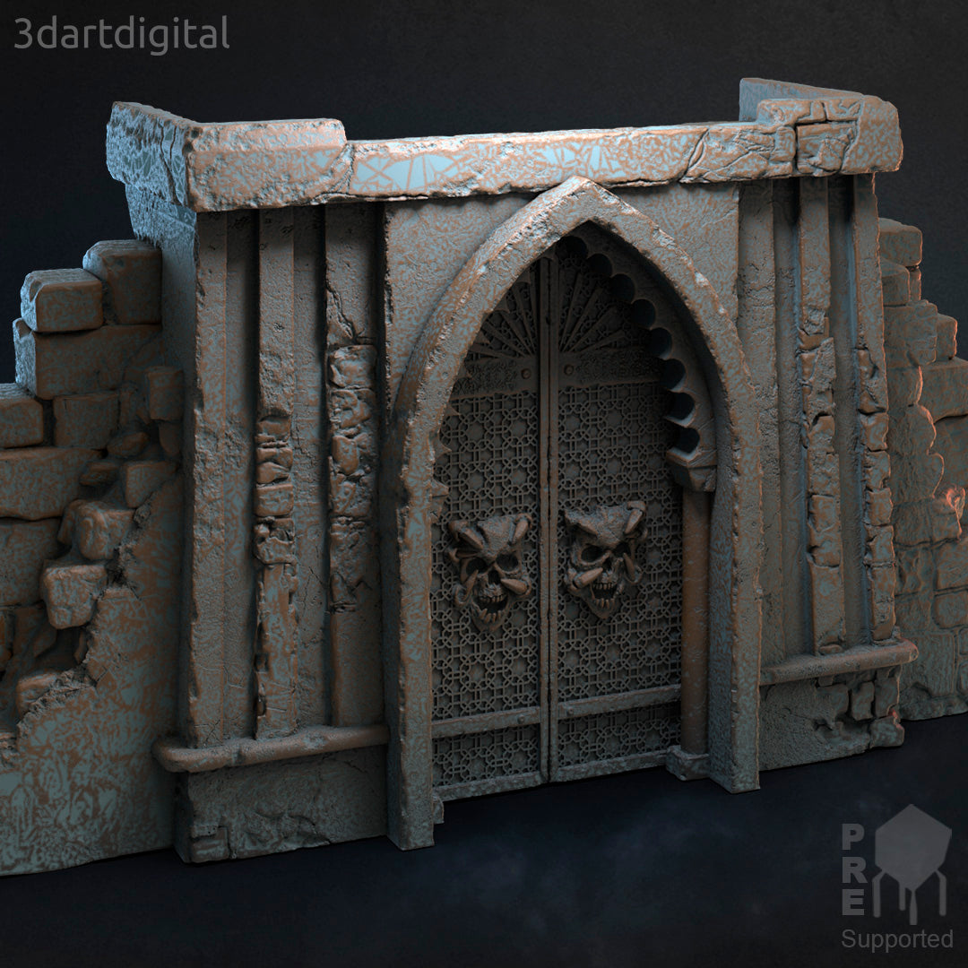 The Gates of Suchtin - Scatter Terrain - by 3dartDigital - Tabletop RPG Miniature - Roleplaying 3D Printed Fantasy Mini