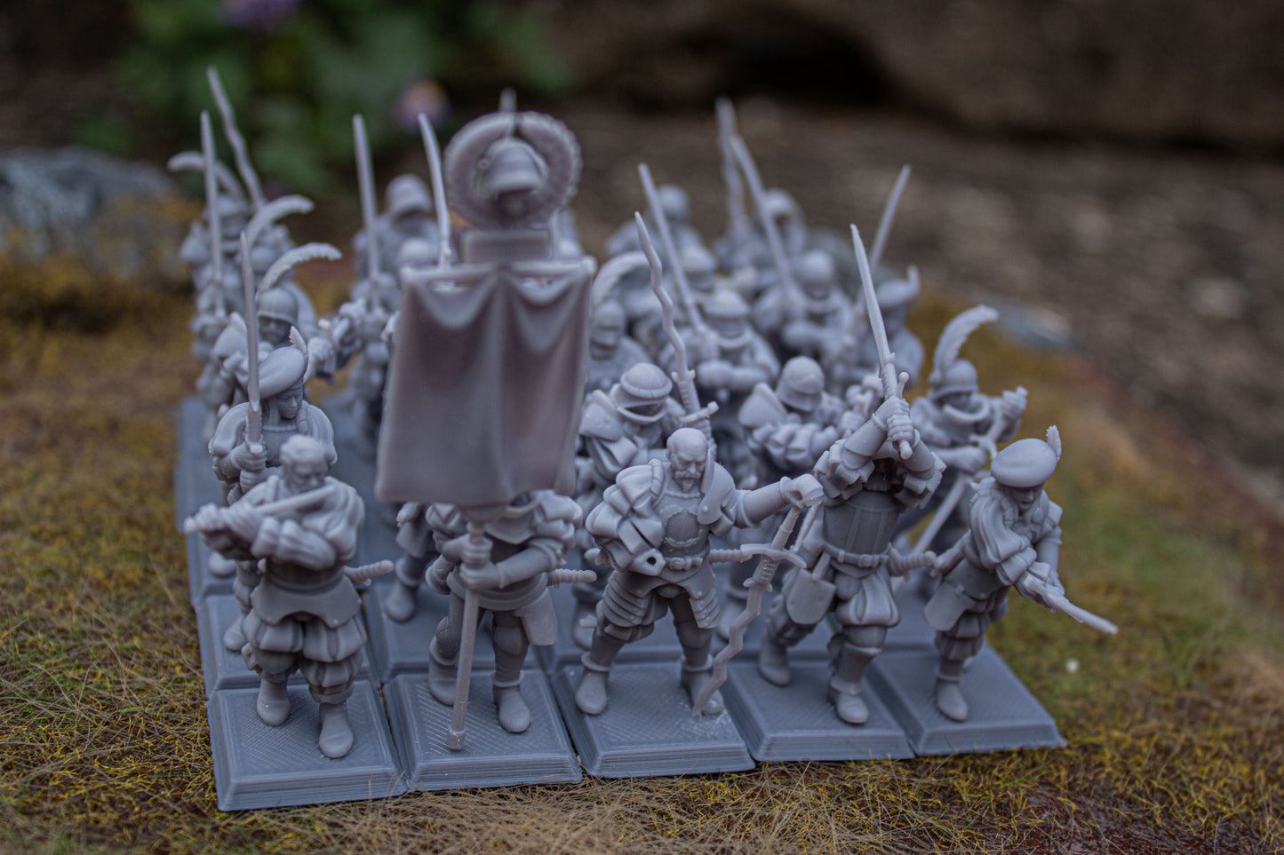 The Landsknechts of Soltau - Empire Soldiers - by Highland Miniatures- Tabletop RPG Miniature - Roleplaying 3D Printed Fantasy Mini