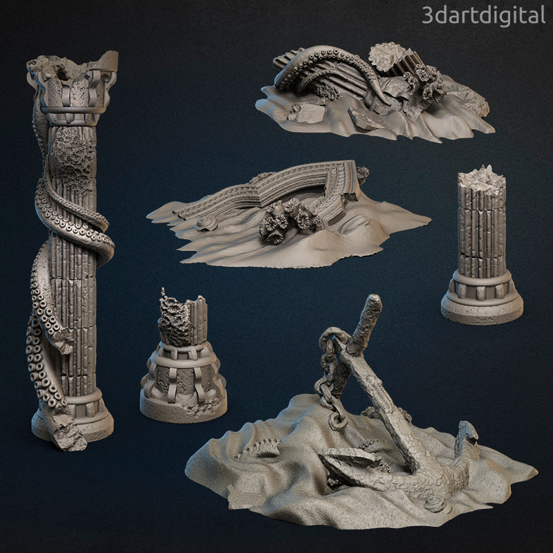 The Living Throne - Scatter Terrain - Dungeons and Dragons - by 3DartDigital- Tabletop RPG Miniature - Roleplaying 3D Printed Fantasy Mini