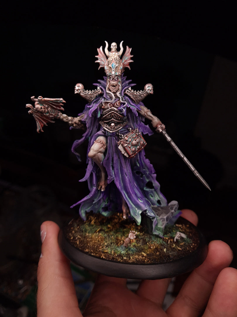 The Lord of Liches - Dungeons and Dragons - by Warp Minis- Tabletop RPG Miniature - Roleplaying 3D Printed Fantasy Mini