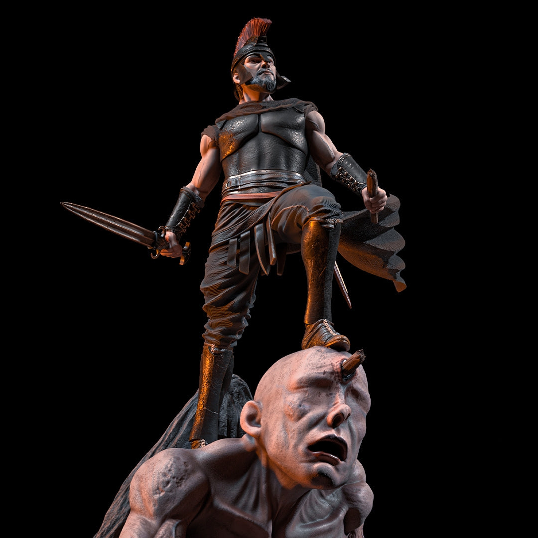 The Odyssey Diorama (75mm to 500mm) - Unassembled/Unpainted/3D Print