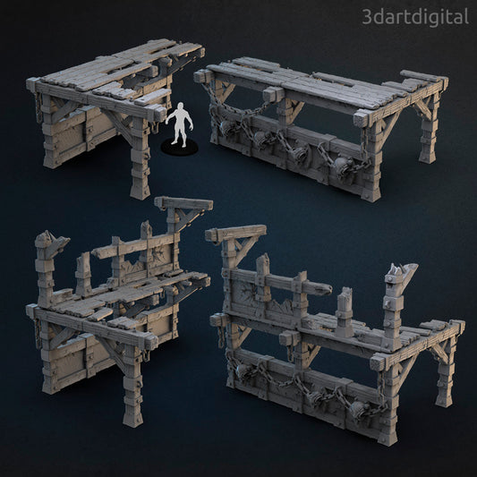 The Ruins of Korgreth - Scatter Terrain - by 3dartDigital - Tabletop RPG Miniature - Roleplaying 3D Printed Fantasy Mini