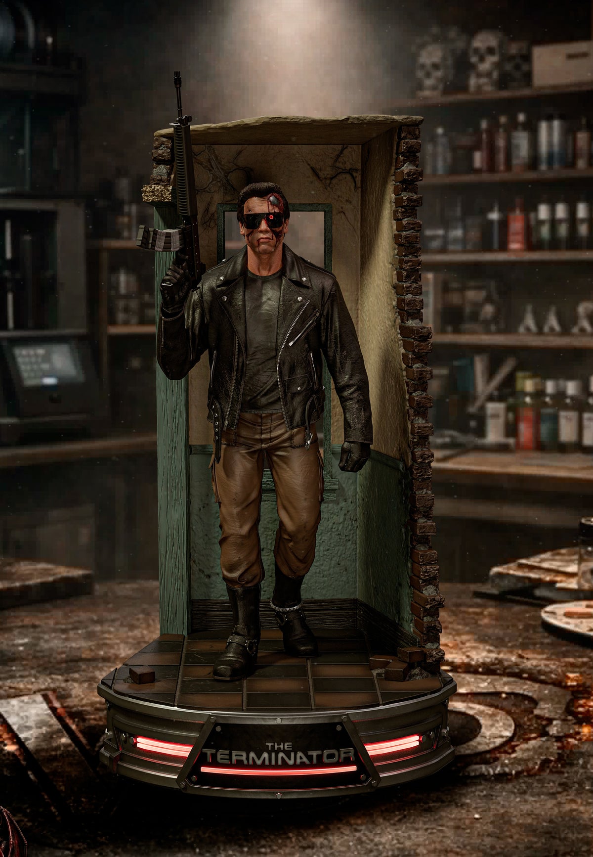 The Terminator (1984) Sculpture (75 mm à 500 mm) - Non assemblé/Non peint/Impression 3D