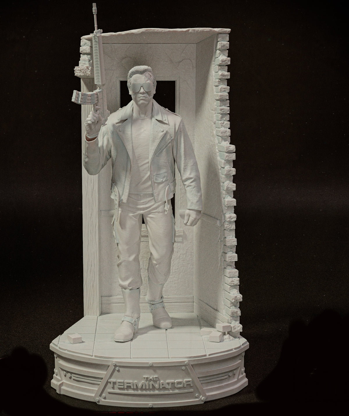 The Terminator (1984) Sculpture (75 mm à 500 mm) - Non assemblé/Non peint/Impression 3D