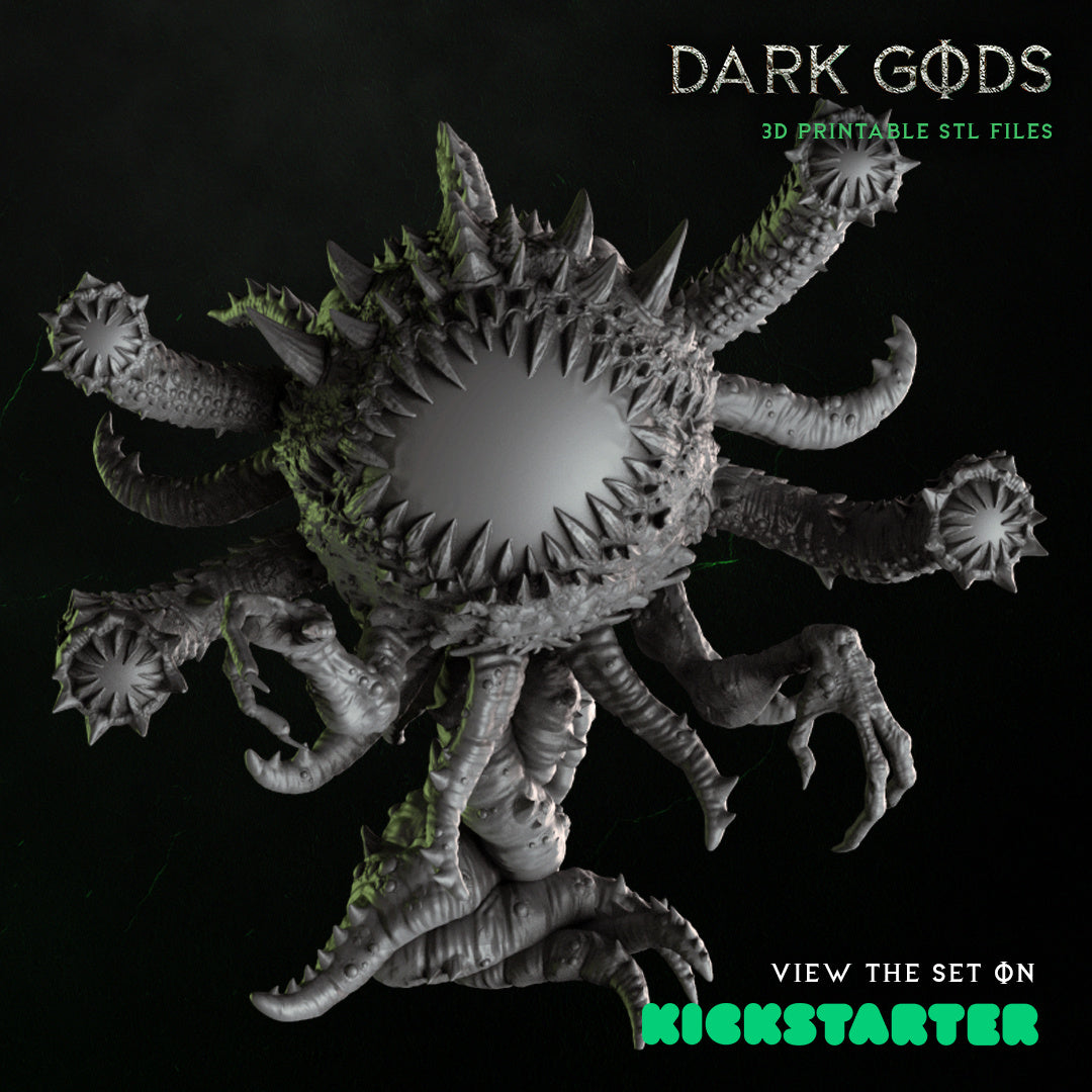 The Watcher - Beholder - by Dark Gods- Tabletop RPG Miniature - Roleplaying 3D Printed Fantasy Mini