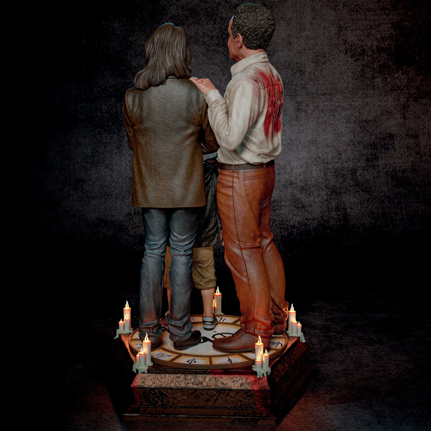 The 13th Ghost, The Broken Heart Sculpture (75mm to 500mm) - Unassembled/Unpainted/3D Print