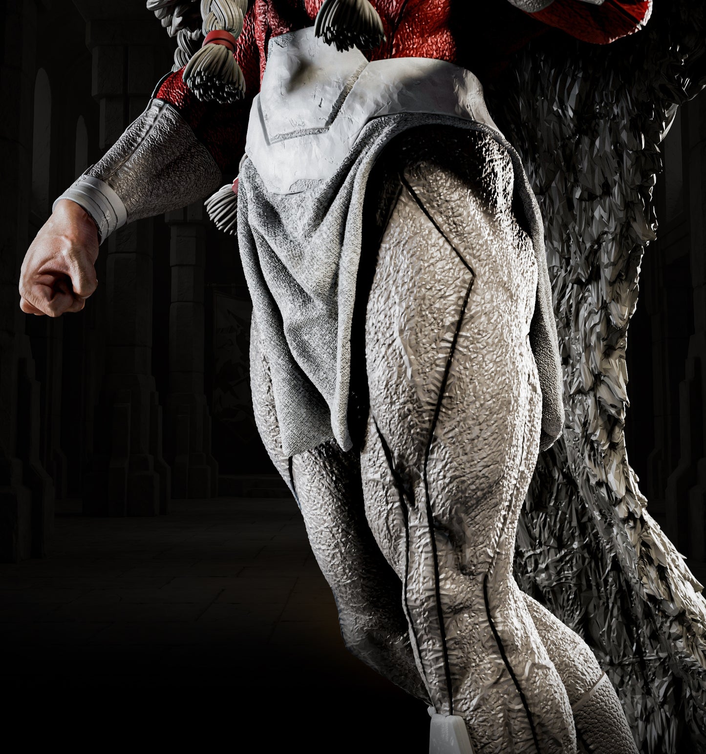 Thragg Sculpture (75mm to 500mm) - Unassembled/Unpainted/3D Print