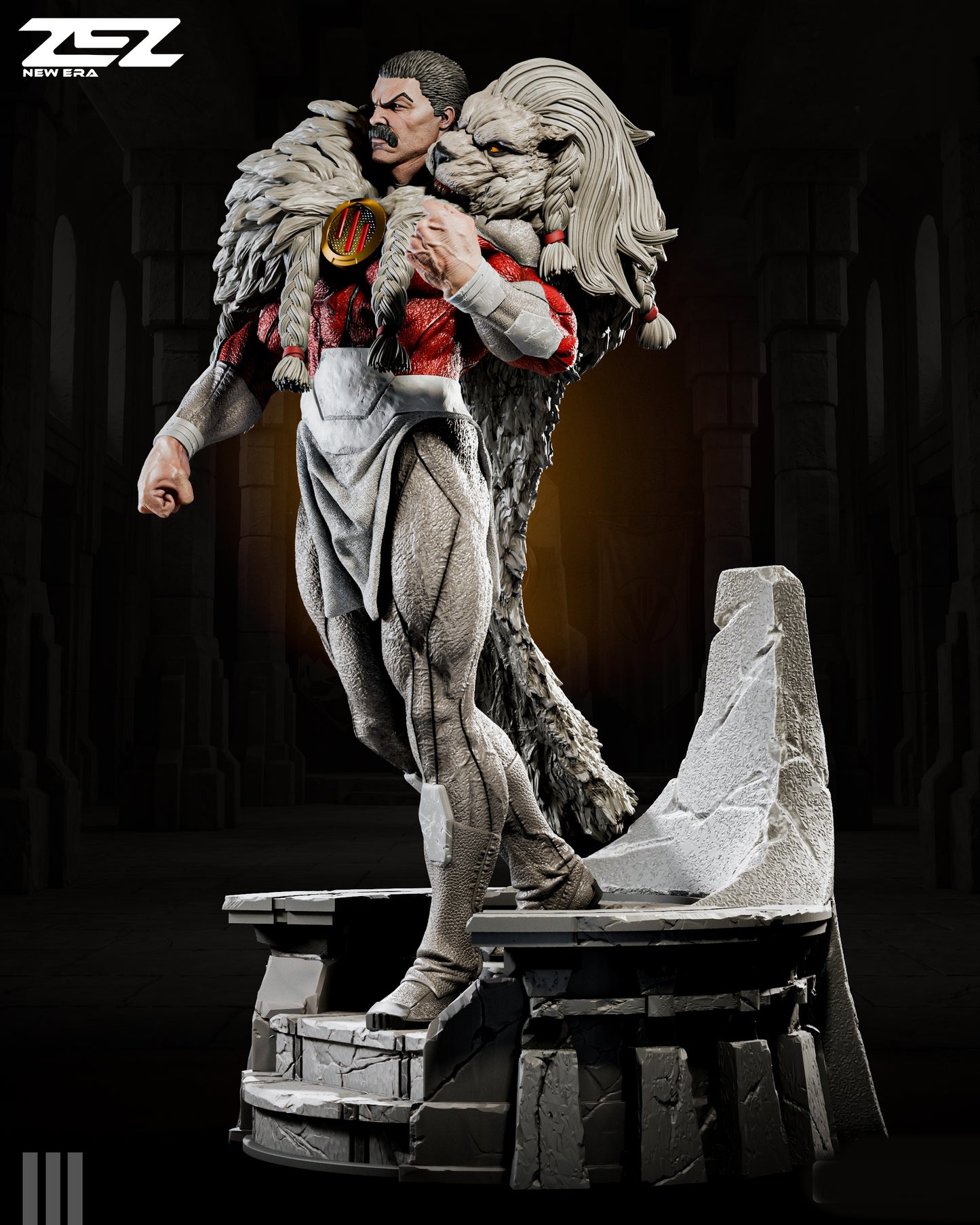Thragg Sculpture (75mm to 500mm) - Unassembled/Unpainted/3D Print