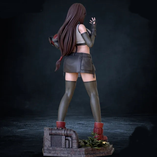 Tifa Sculpture (75mm to 500mm) - Unassembled/Unpainted/3D Print