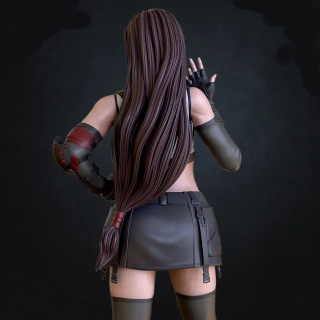 Tifa Sculpture (75mm to 500mm) - Unassembled/Unpainted/3D Print