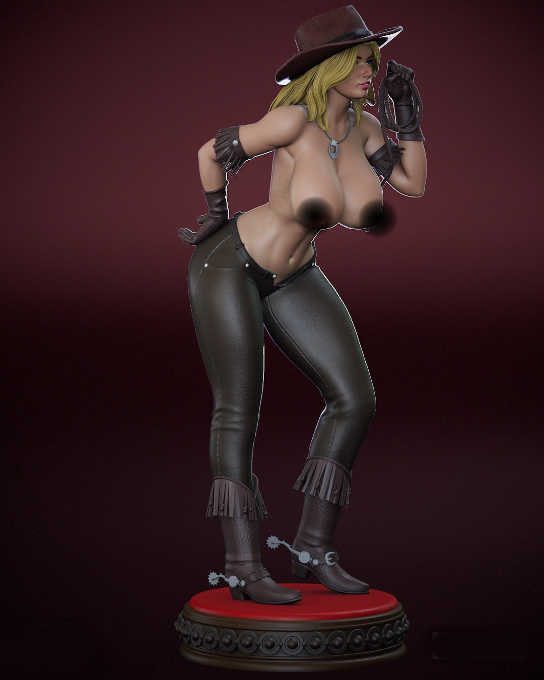 Tina Armstrong NSFW Sculpture (75mm to 500mm) - Unassembled/Unpainted/3D Print