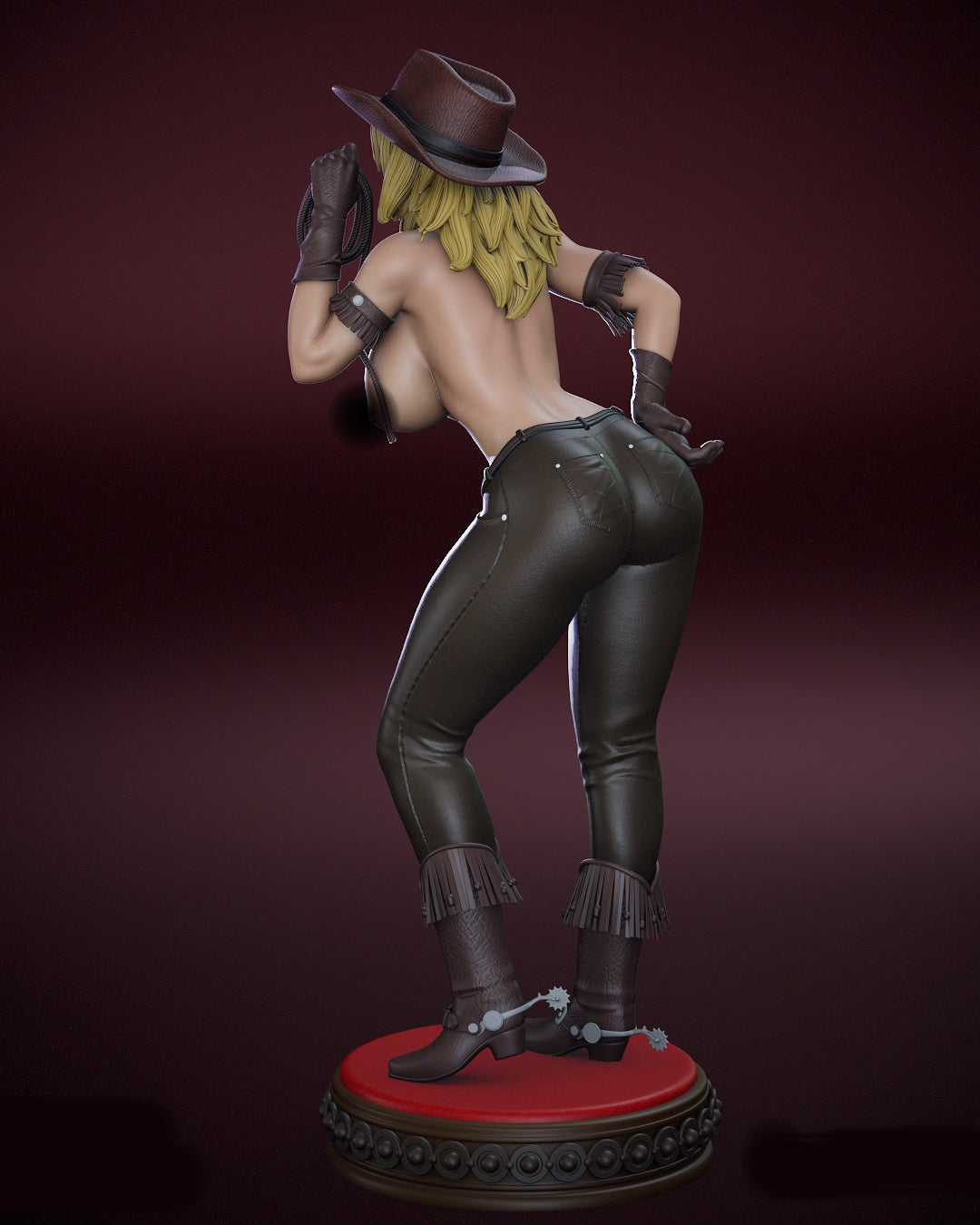 Tina Armstrong NSFW Sculpture (75mm to 500mm) - Unassembled/Unpainted/3D Print