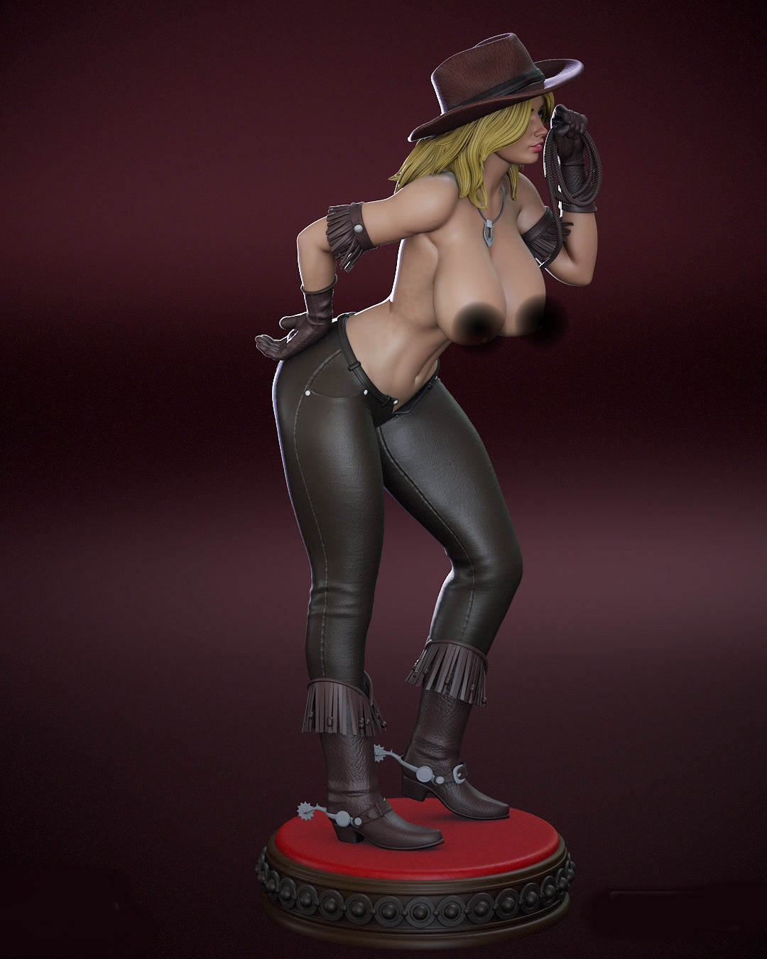 Tina Armstrong NSFW Sculpture (75mm to 500mm) - Unassembled/Unpainted/3D Print