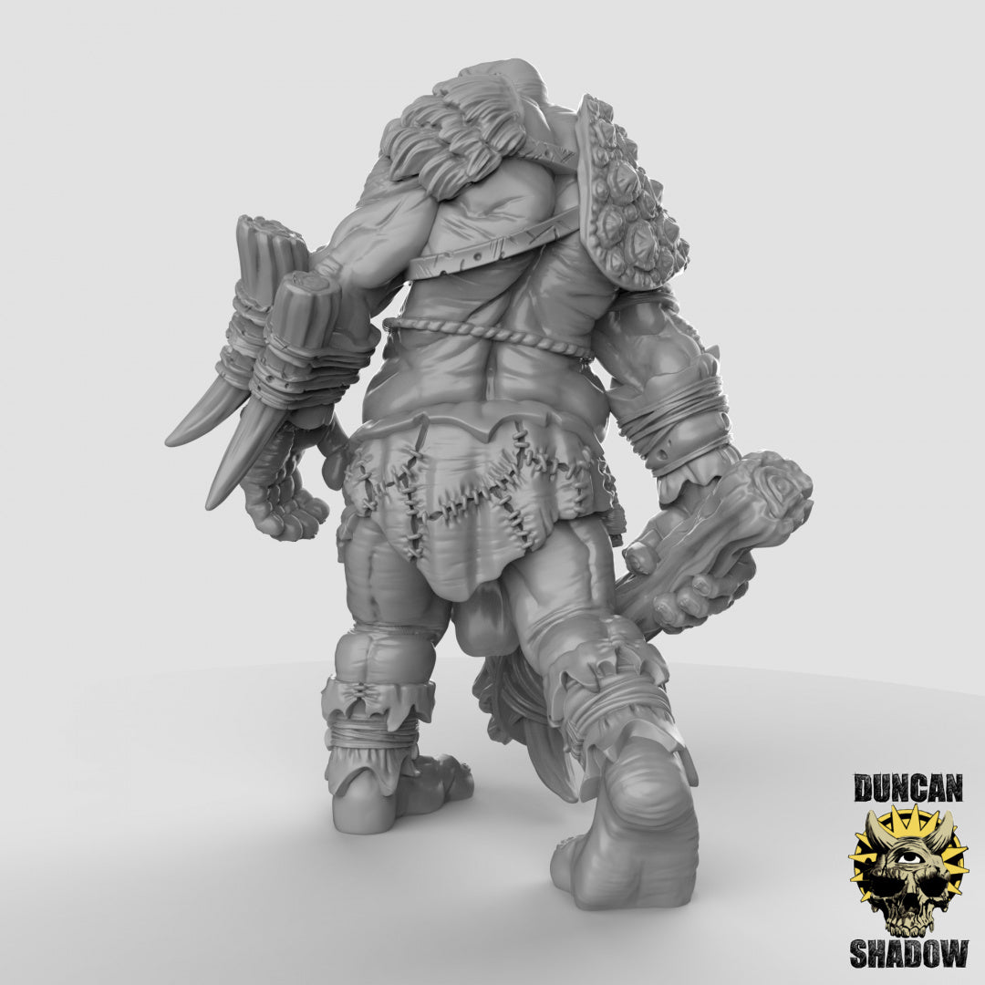 Titan - Giant - by Duncan Shadows - Tabletop RPG Miniature - Roleplaying 3D Printed Fantasy Mini