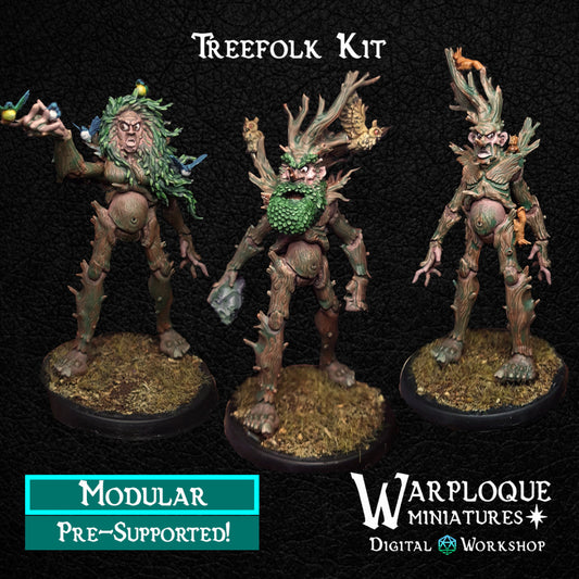 Treefolk - Treant - Ancient Dragon - Dungeons and Dragons - by Warp Minis- Tabletop RPG Miniature - Roleplaying 3D Printed Fantasy Mini