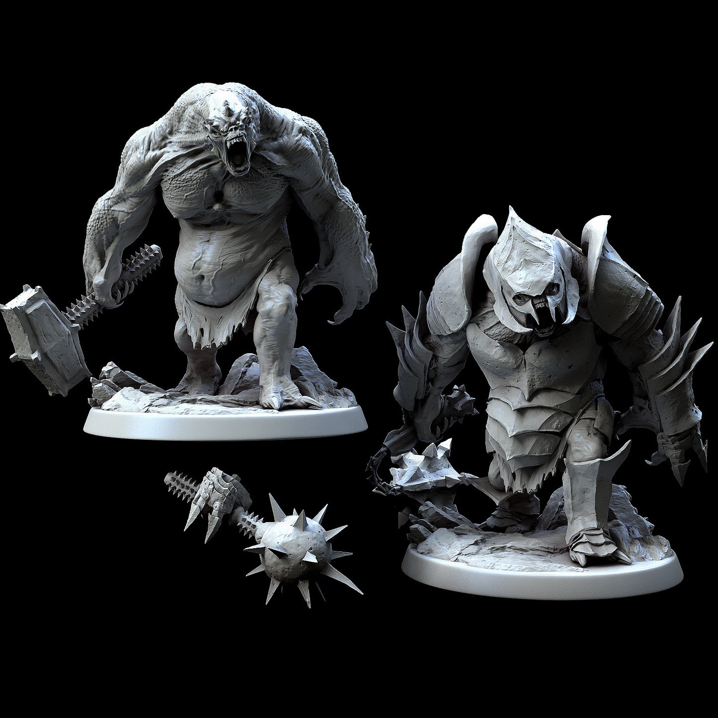 Troll Pose 3 - Lord of the Rings - The Hobbit - by Mini Monster Mayhem- Tabletop RPG Miniature - Roleplaying 3D Printed Fantasy Mini