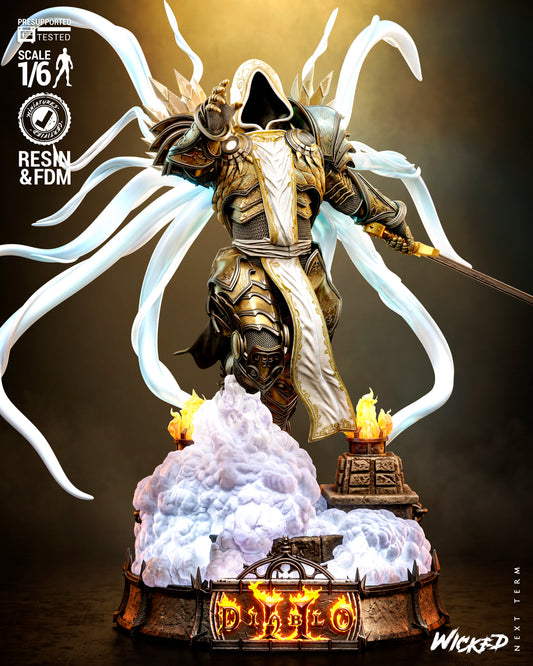 Tyrael Sculpture (75mm to 500mm) - Unassembled/Unpainted/3D Print