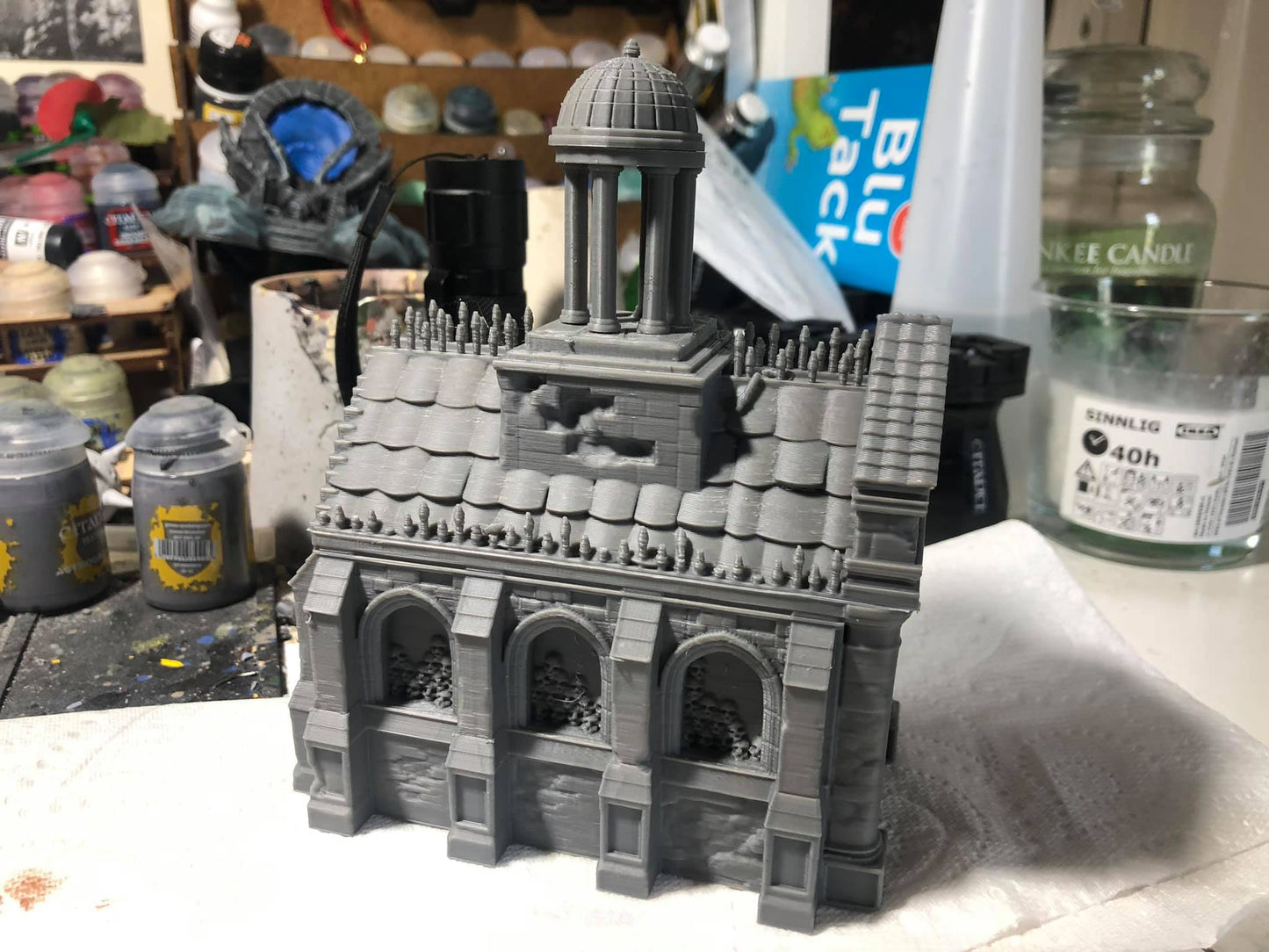 Undead Chapel and Tombs - by Highland Miniatures- Tabletop RPG Miniature - Roleplaying 3D Printed Fantasy Mini