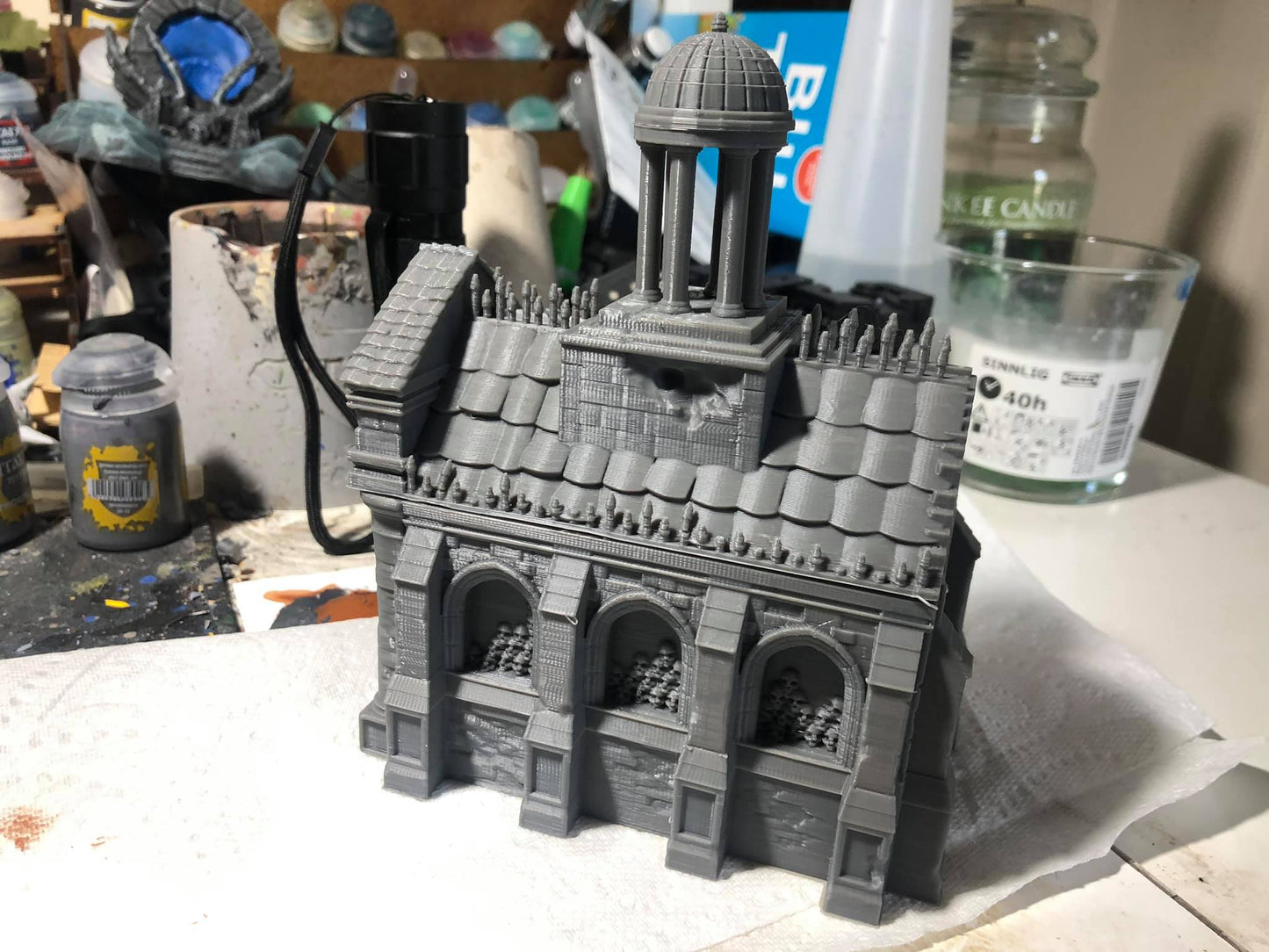 Undead Chapel and Tombs - by Highland Miniatures- Tabletop RPG Miniature - Roleplaying 3D Printed Fantasy Mini