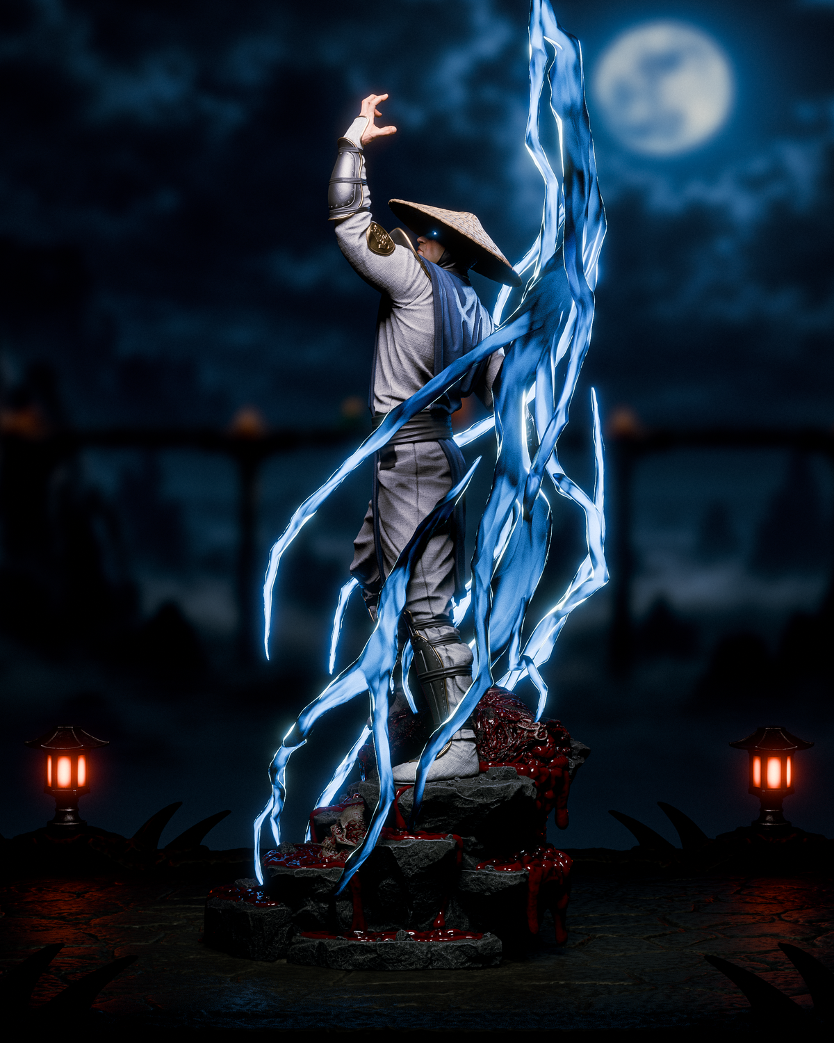 Raiden Sculpture(75mm to 500mm) - Unassembled/Unpainted/3D Print