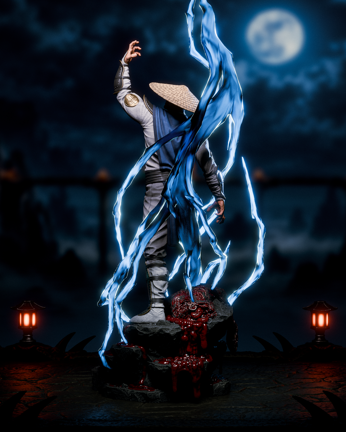 Raiden Sculpture(75mm to 500mm) - Unassembled/Unpainted/3D Print