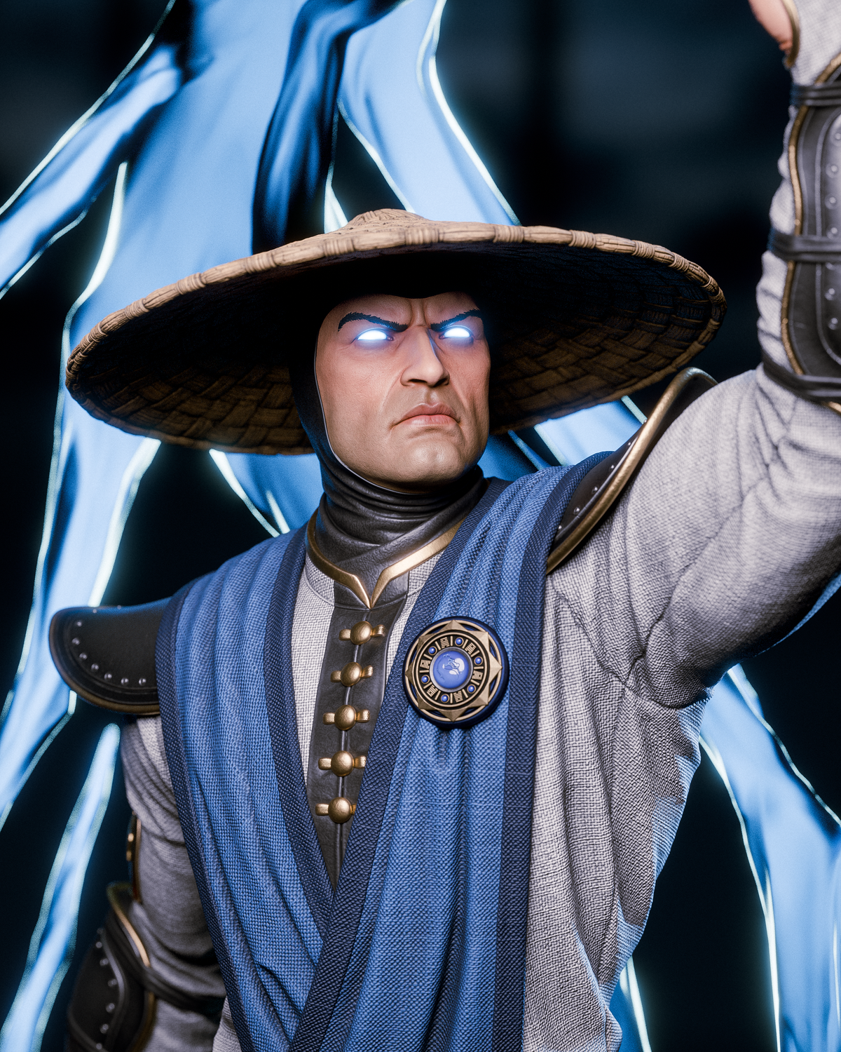 Raiden Sculpture(75mm to 500mm) - Unassembled/Unpainted/3D Print