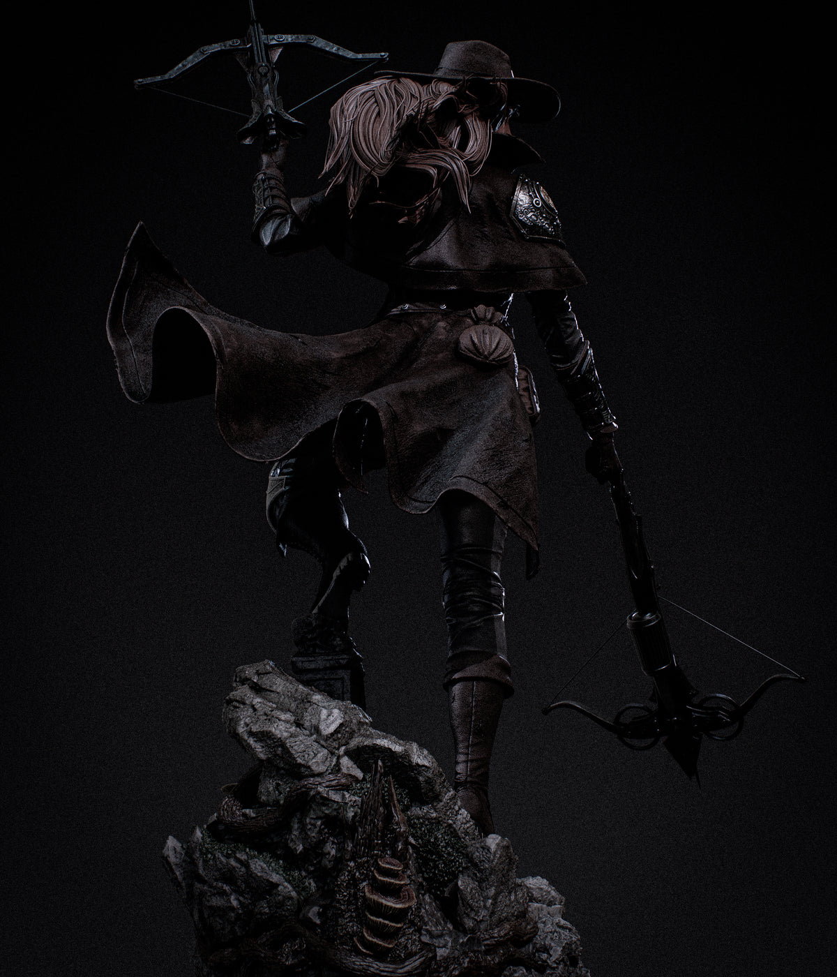 Witch Hunter Sculpture (75mm to 500mm) - Unassembled/Unpainted/3D Print