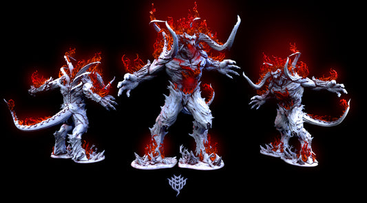 Valarauko Pose 2 - Demon - by Mini Monster Mayhem- Tabletop RPG Miniature - Roleplaying 3D Printed Fantasy Mini