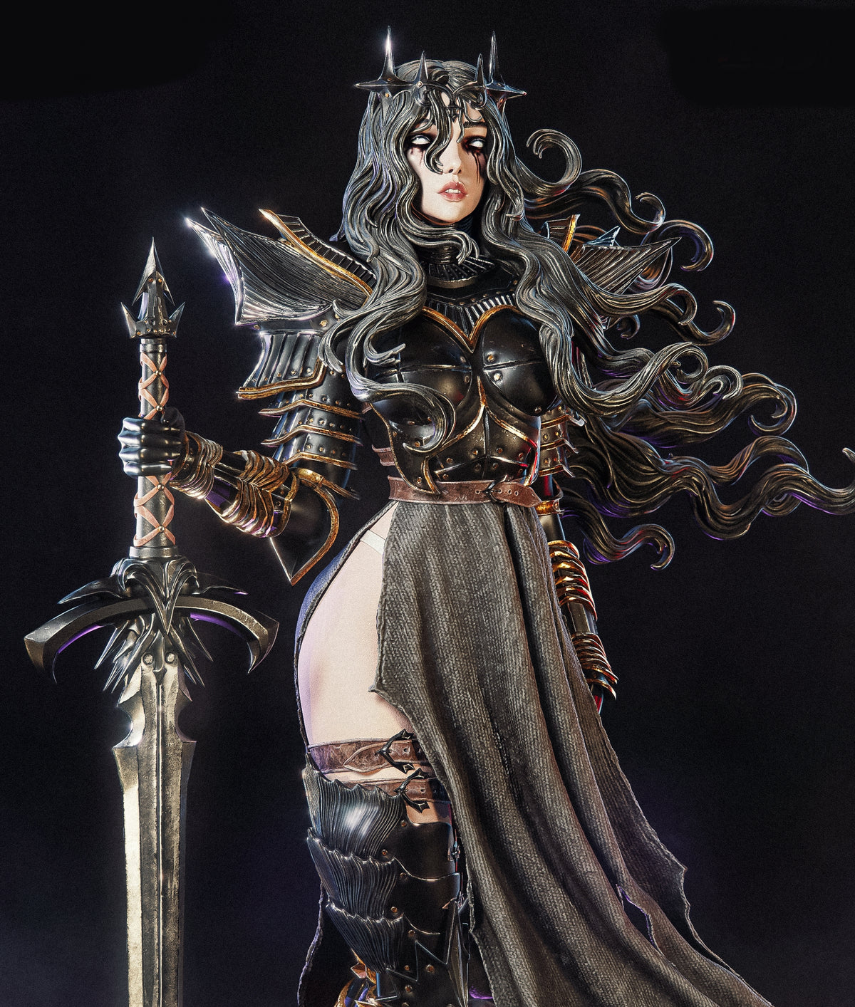 Valdreth Sculpture (75mm to 500mm) - Unassembled/Unpainted/3D Print