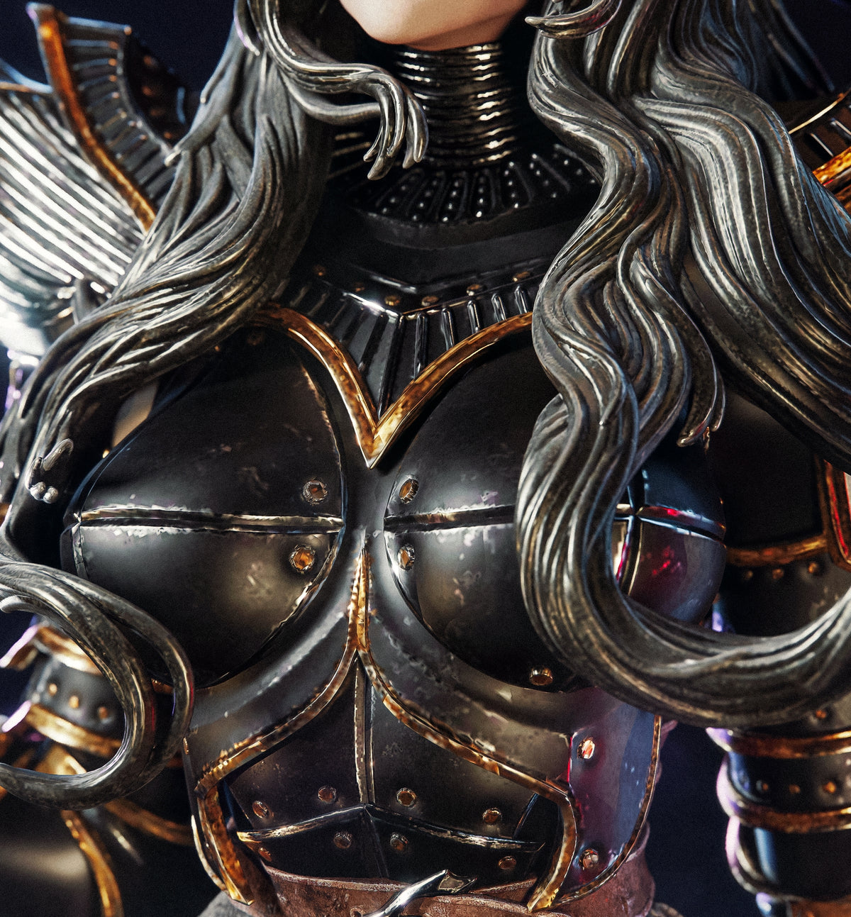 Valdreth Sculpture (75mm to 500mm) - Unassembled/Unpainted/3D Print