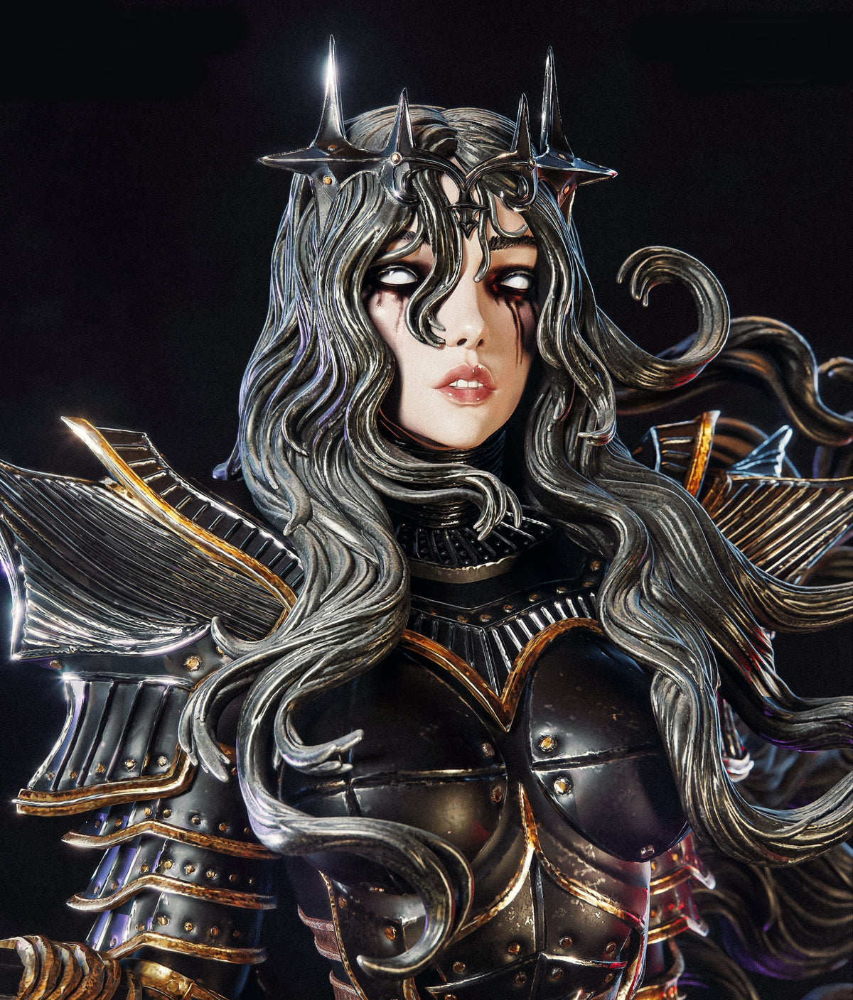 Valdreth Sculpture (75mm to 500mm) - Unassembled/Unpainted/3D Print