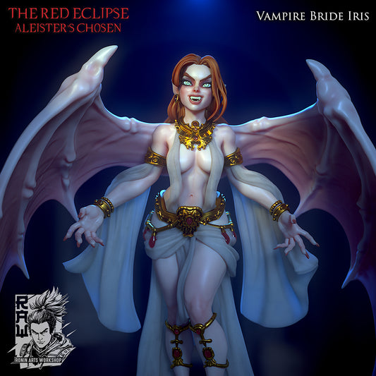 Vampire Bride Iris - Mordheim - Dungeons and Dragons - by RAW - Tabletop RPG Miniature - Roleplaying 3D Printed Fantasy Mini