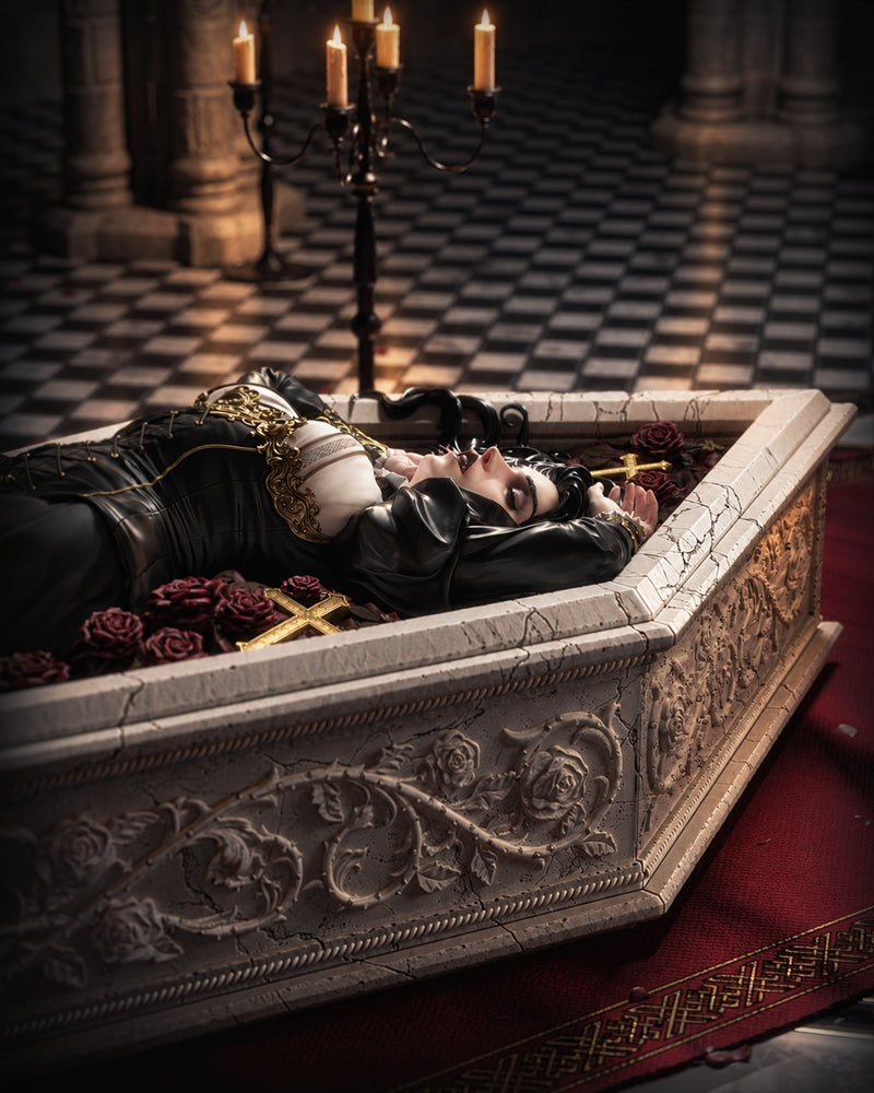 Vampire Countess Sculpture(75mm to 500mm) - Unassembled/Unpainted/3D Print