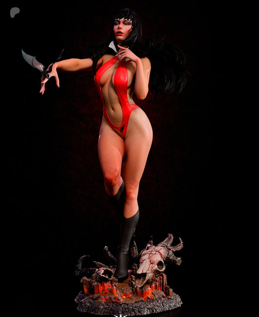 Vampirella Sculpture (75mm to 500mm) - Unassembled/Unpainted/3D Print