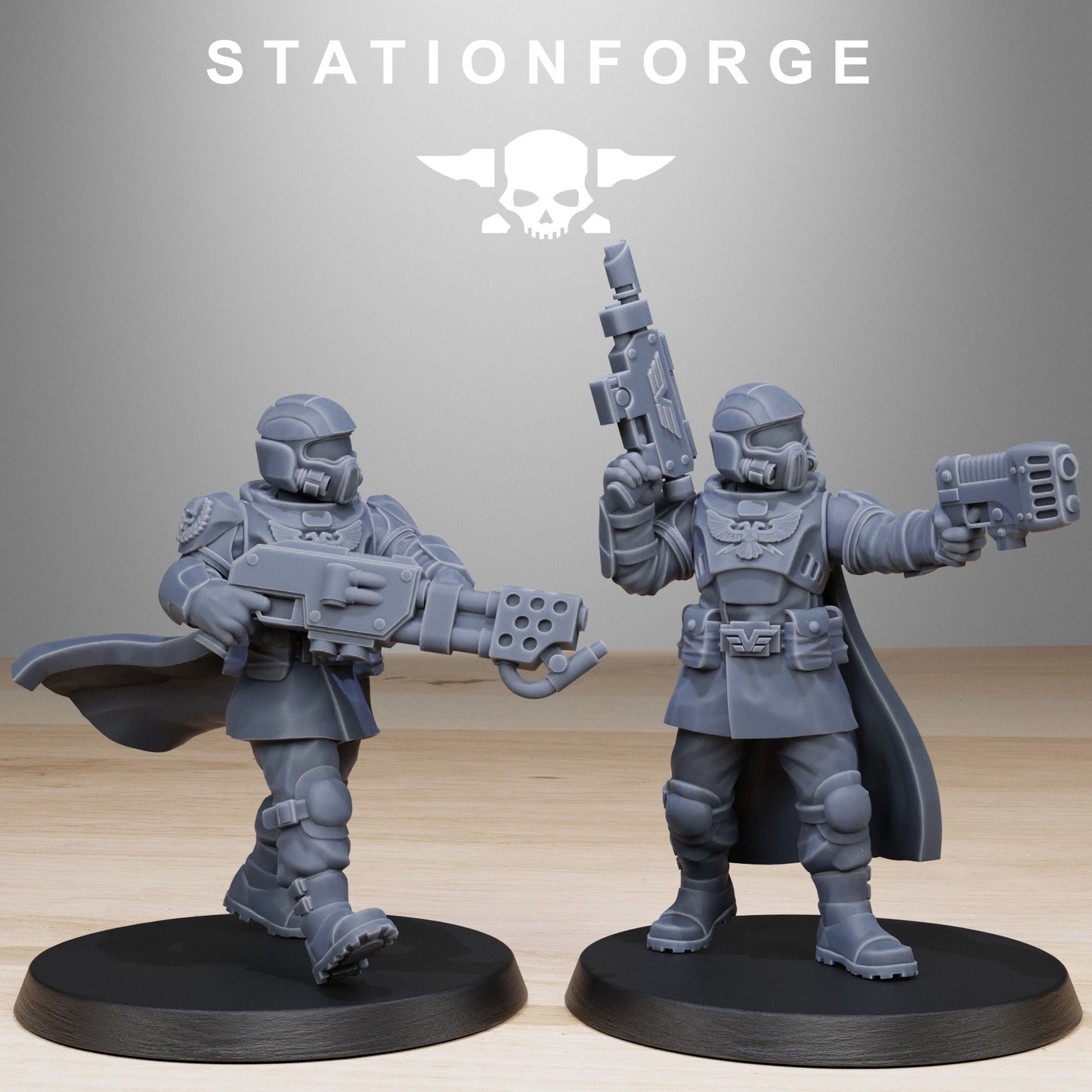 Vaskar Hunters - Tyranid Proxies - Compatible with Warhammer 40K - by Station Forge - Tabletop RPG Miniature - Roleplaying 3D Printed Fantasy Mini